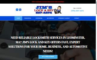 Jim's Lock & Key website