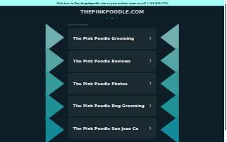 The Pink Poodle Luxury Boarding and Dog Daycare website