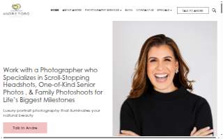 Andre Toro Photography website