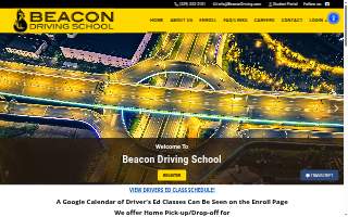 Beacon Driving School LLC website