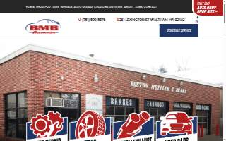 Boston Muffler Brake & Automotive website