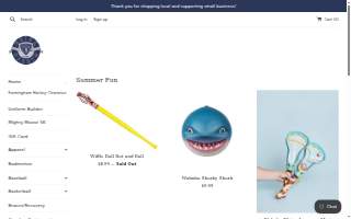 Brine's Sporting Goods website