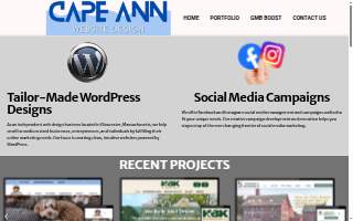 Cape Ann Website Design of Lexington website