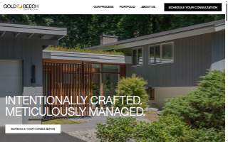 Gold Beech Construction website