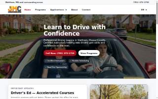 JMC Driving School of Lexington website