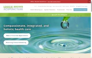 Loocie Brown Acupuncture website