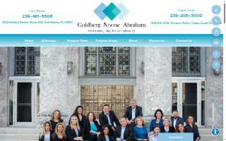 The Goldberg Law Firm website
