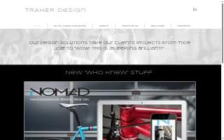 Traher Design website