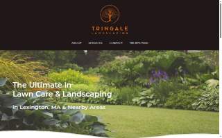 Tringale Landscaping website