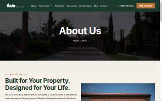 Hastie Fence Co website