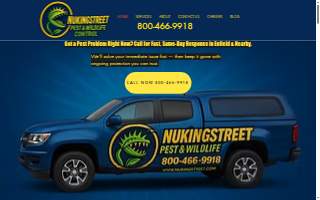Nukingstreet Pest & Wildlife Control LLC website