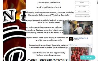 Rock N Roll N Food Truck website