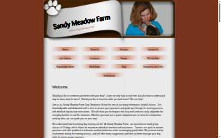 Sandy Meadow Farm Obedience School website