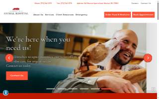 Andover Animal Hospital of Lowell website