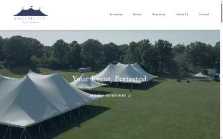 Baystate Tent and Party website