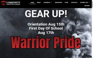 Community Christian Academy website