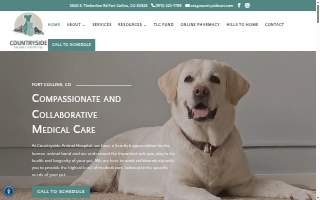 Countryside Veterinary Hospital website