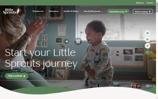 Little Sprouts Early Education & Child Care of Lowell website