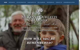 Mc Kenna-Ouellette Funeral Home website