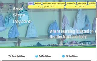Small Steps Daycare website