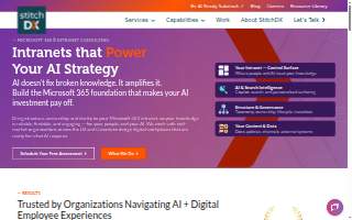 StitchDX Marketing Agency website