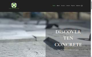 TEN Concrete, LLC website