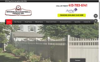 Brodeur Campbell Fence Co website