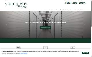 Complete Storage website