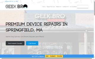 Geek Bro Repair of Ludlow website
