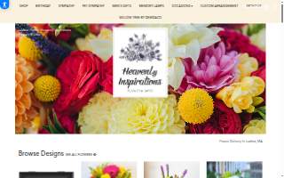 Heavenly Inspirations Flowers & Gifts website