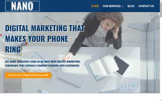 Nanoworks Digital Marketing website