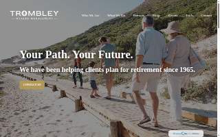 Trombley Wealth Management of Ludlow website