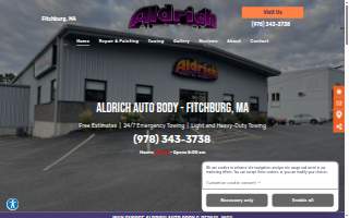 Aldrich Auto Body & Repair, Inc. of Lunenburg website