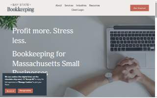 Bay State Bookkeeping website