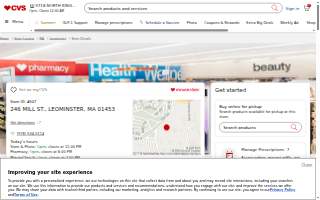 MinuteClinic at CVS of Lunenburg website