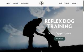 Reflex Dog Training of Lunenburg website