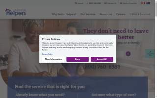 Senior Helpers of Lunenburg website