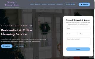 Cleaning Business Services website