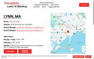 Complete Labor & Staffing of Lynn website