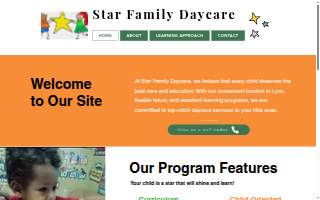 Star Family Daycare website