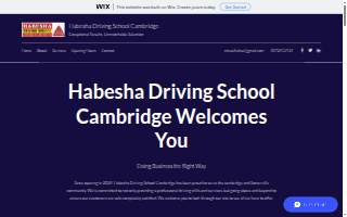 Habesha Driving School Cambridge ma website