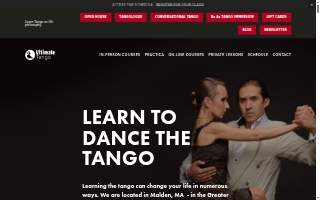 Ultimate Tango School of Dance website