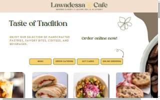 Lawadessa Cafe website