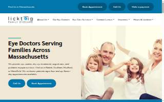 Lickteig Family Eyecare of Mansfield website