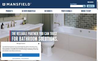 Mansfield Plumbing & Heating website