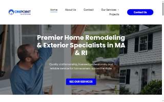 On Point Home Remodel of Mansfield website