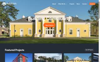 Rubicon Builders website