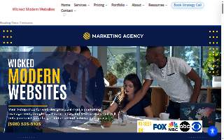 Wicked Modern Websites of Fall River website