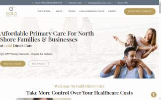 Gold Direct Care website