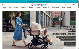 Hip Baby Gear website